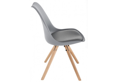 Стул деревянный Bonito серый. Фото
