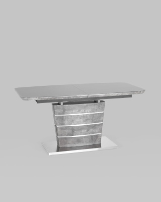 Стол обеденный Гамбург раскладной 160-200*90 серый. Фото