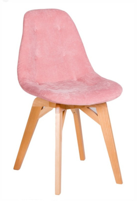 Стул EAMES lite Розов/Натуральный Бук. Фото №2