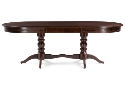 Стол деревянный Дейвер 160(220)х100 орех темный фото Стол деревянный Дейвер 160(220)х100 орех темный. Фото №3