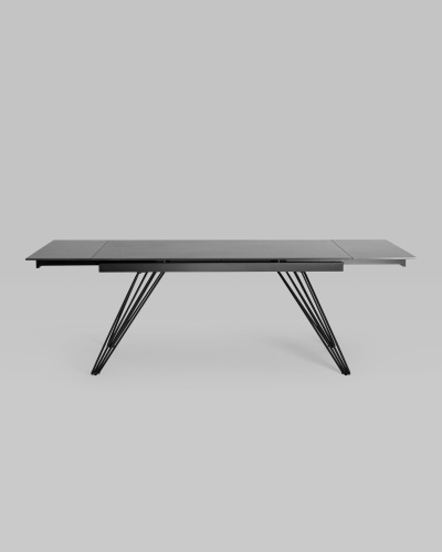 Стол обеденный Пандора раскладной 160-240*90 керамика темная. Фото №5